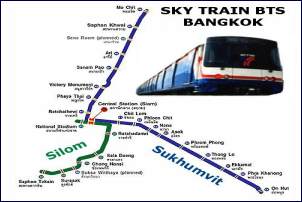 Bangkok BTS Sky-Train Map