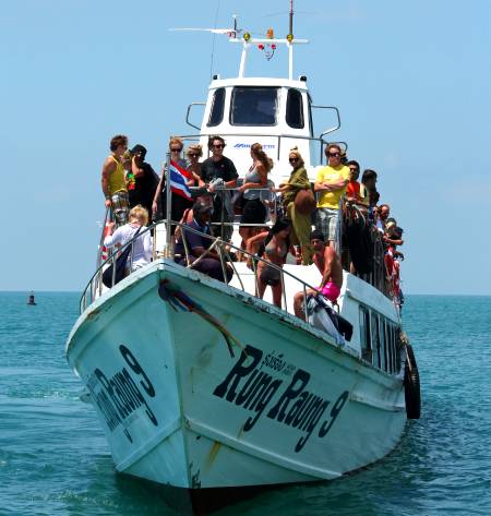 Touristenboot Koh Phangan