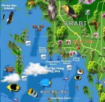 Karte Krabi Map