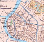 Stadtplne von Bangkok City Map