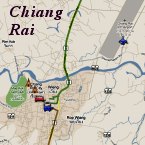 Karte Chiang Rai Map (Stadtplan Chiangrai)