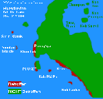 Interaktive Thail�ndische Stra�enkarten mit 
Provinzen,Inseln,St�dten,Attraktionen &  Nationalparks