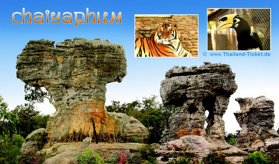 Chaiyaphum: Rock Pa Hin Ngam