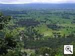 Isan guest house - view into the mountains of Khon Kaen Khorat-Plateau