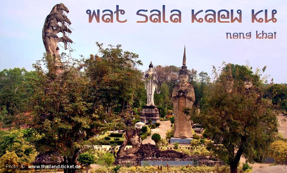 Wat sala-kaew-ku Nong-Khai Thailand