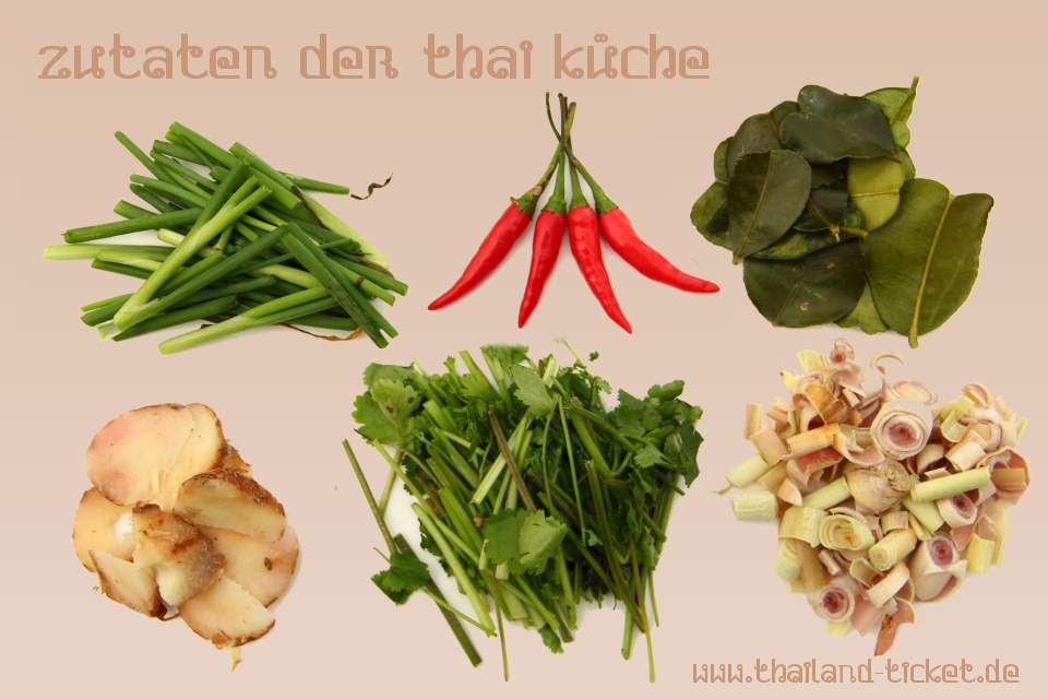 Foto: Zutaten für Thai Küchenrezepte