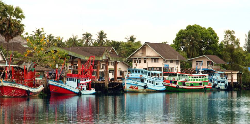 Chumpon Pier Nachboot nach Koh Tao