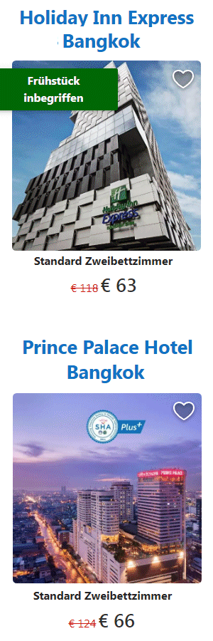 Buchung Bangkok Hotels