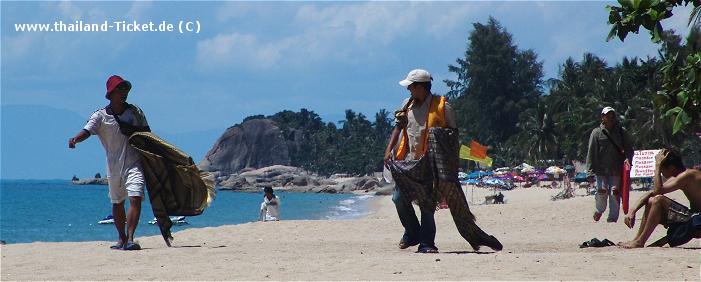 Foto: Strandhndler in Koh Samui (Thailand)