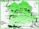 Map Isan Nationalparks / Nationalpark Karte Isan