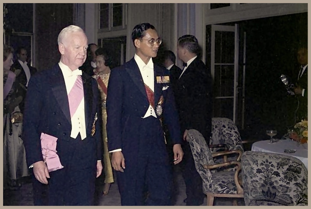 Bhumibol Staatsbesuchs Deutschland 1960