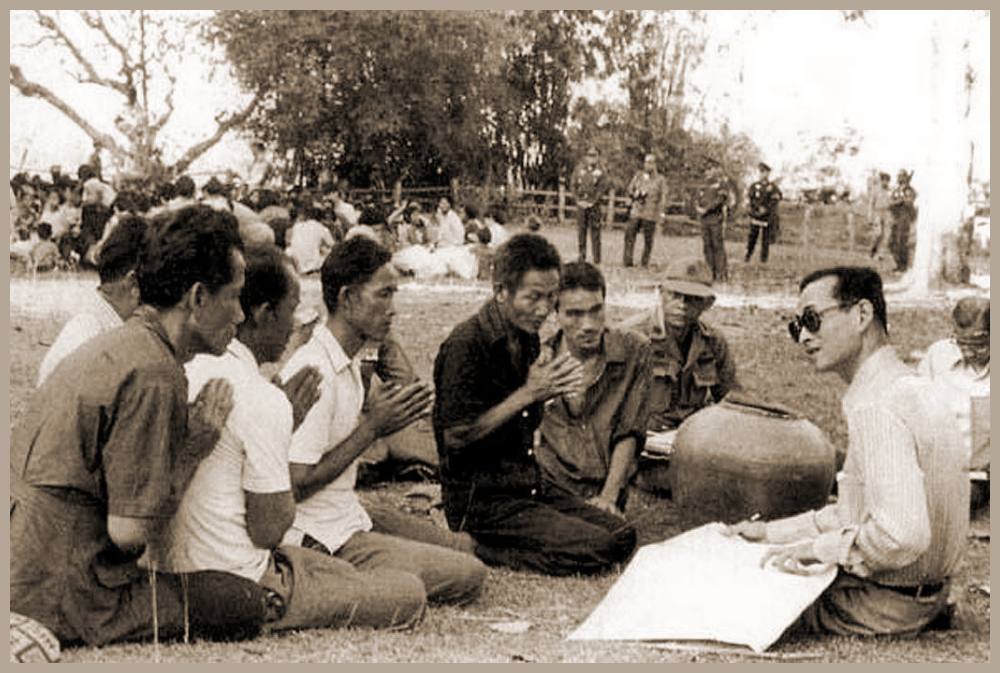 Knig Bhumibol im Isaan